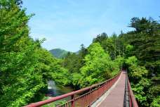 秋川渓谷の「石船橋（いしぶねばし）」