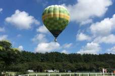千本松牧場の熱気球