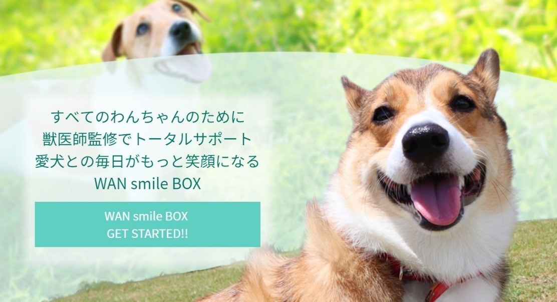 愛犬との生活をもっと笑顔に。“健康”に特化した獣医師監修定期便「こいぬすてっぷ～WAN Smile BOX～」発売開始