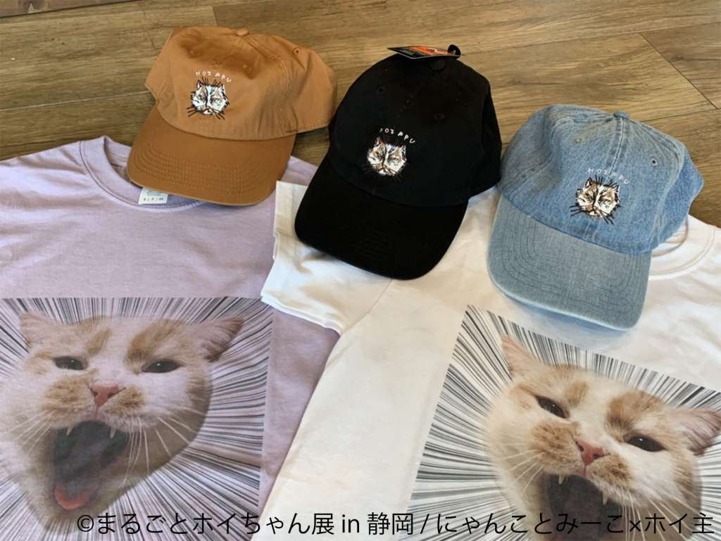 にゃんことみーこ：ホイ主直筆のイラストをキャップに落とし込んだオリジナルキャップが新登場!