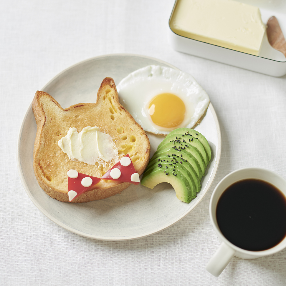 さまざまなアレンジが楽しめるねこねこ食パン