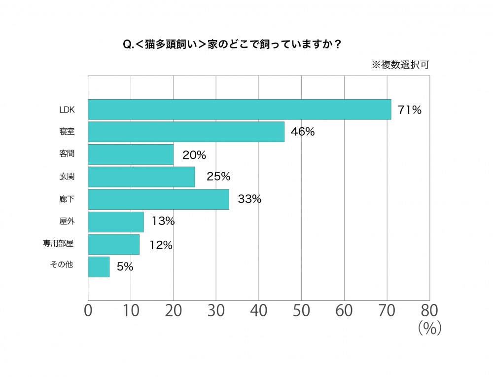 ＜猫多頭飼い＞の回答