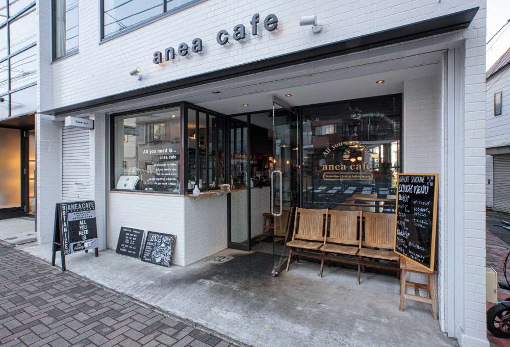 『anea cafe白金』外観