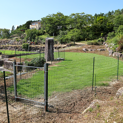 「割烹旅館孫八」の屋外ドッグラン