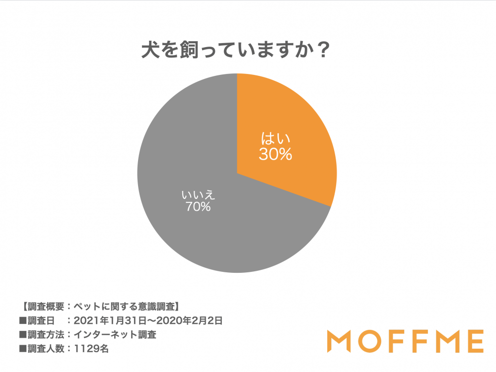 犬を飼っていますか？